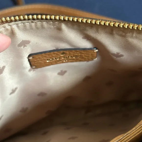 Kate Spade Brown Leather Crossbody Bag with Adjustable Strap - Picture 5 of 9